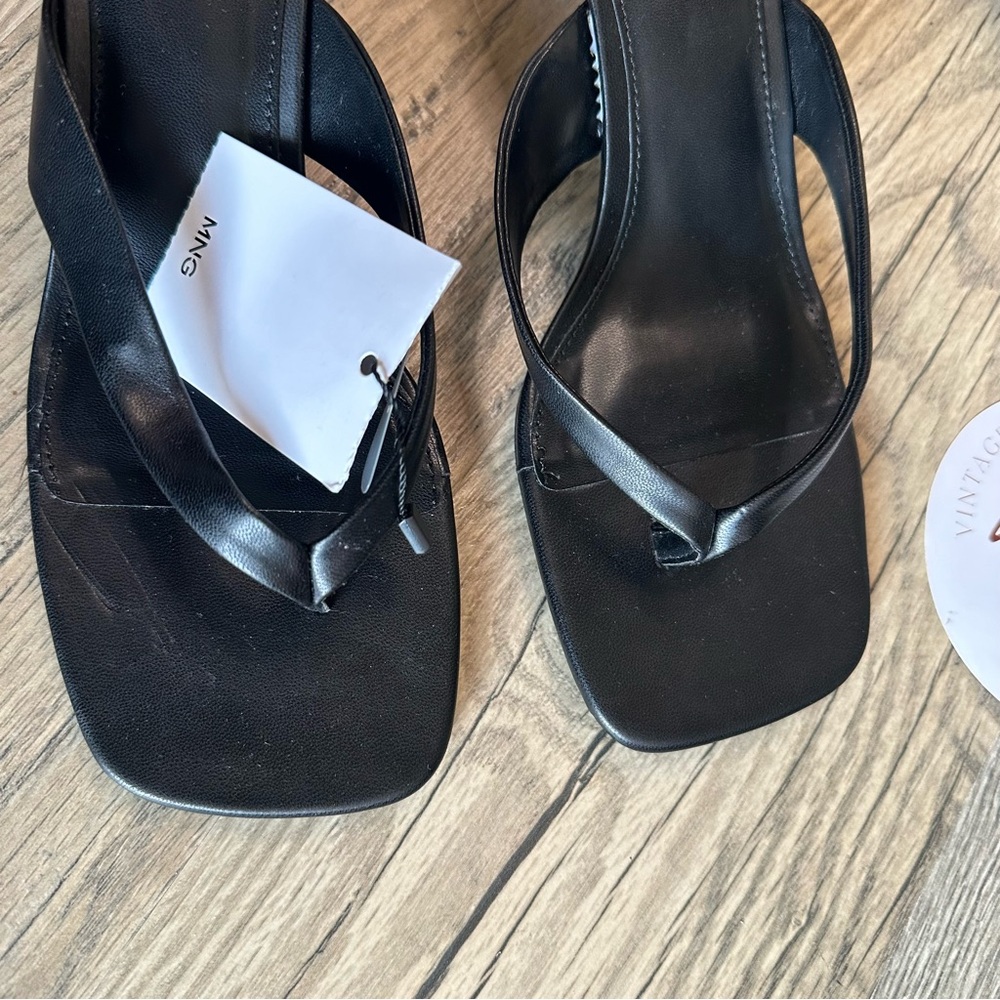 Mango Black Sandals with Sleek Design - Picture 2 of 5
